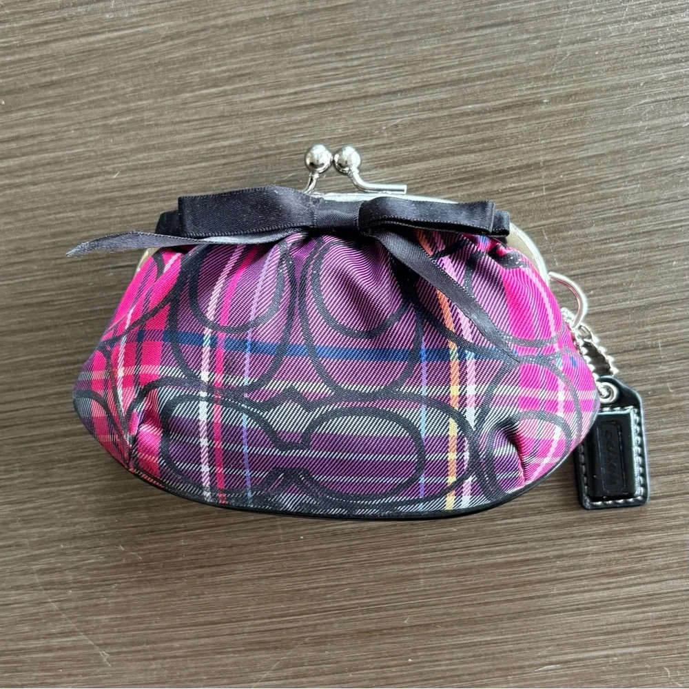 Coach Tartan Kisslock Mini (Purple/Pink) 2010 - Picture 2 of 8